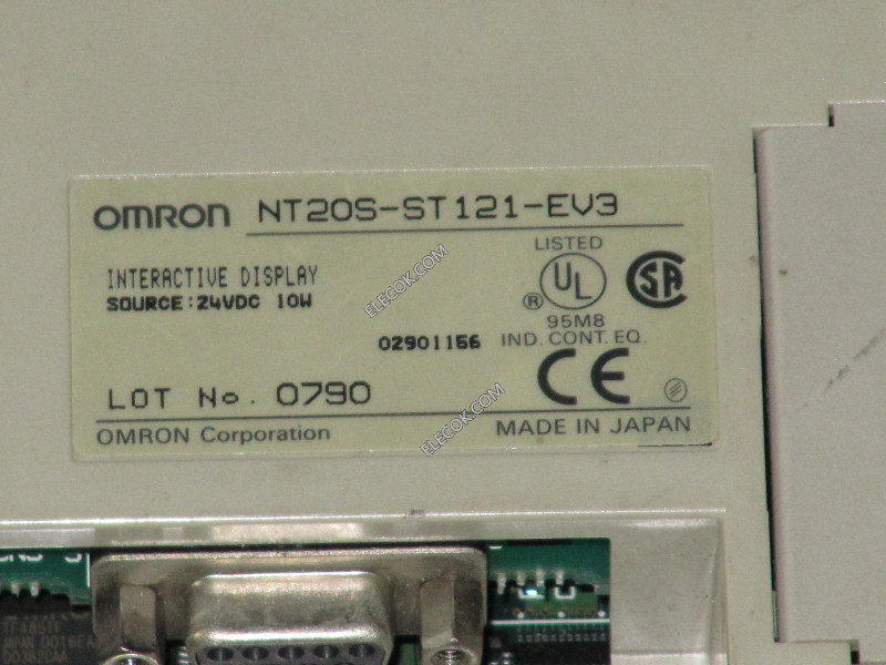 OMRON NT20S-ST121-EV3 HMI, used