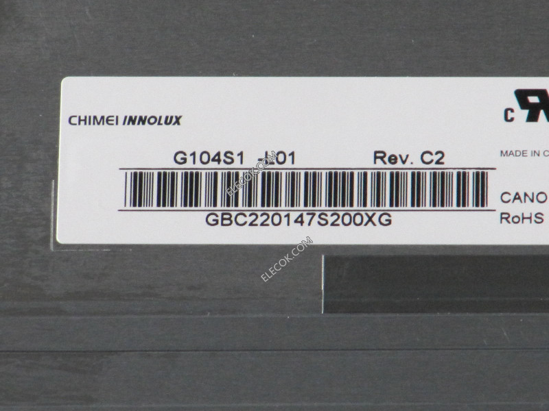 G104S1-L01 10,4" a-Si TFT-LCD Panel számára CHIMEI INNOLUX without érintőkijelző 
