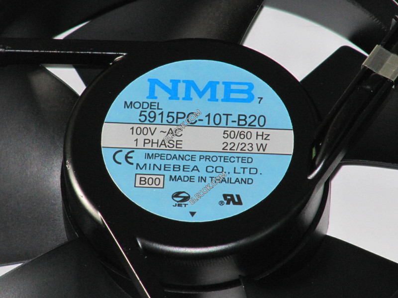 NMB 5915PC-10T-B20 100V 0.250/0,23A 22/23W 2wires Cooling Fan 