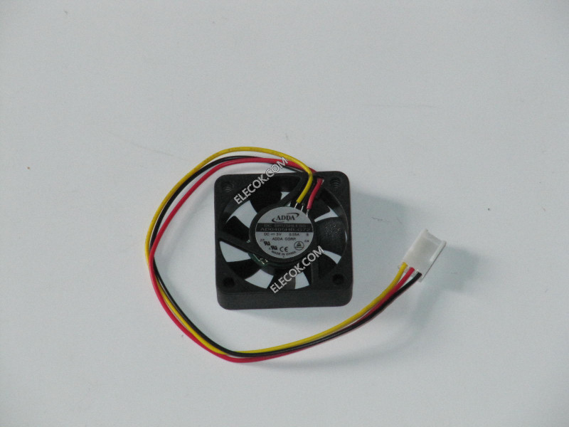 ADDA AD0405HB-G72 5V 0.25A 3wires Cooling Fan