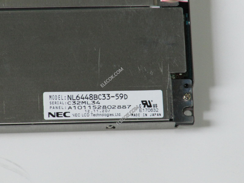 NL6448BC33-59D 10,4" a-Si TFT-LCD Panel számára NEC used 