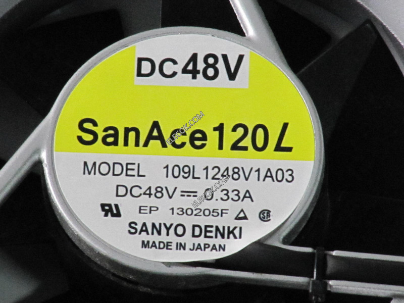 Sanyo 109L1248V1A03 48V 0,33A 4wires Cooling Fan 