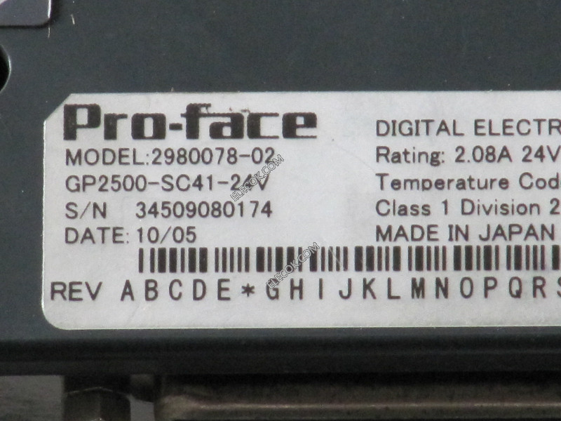 Proface GP2500-SC41-24V HMI, refurbished