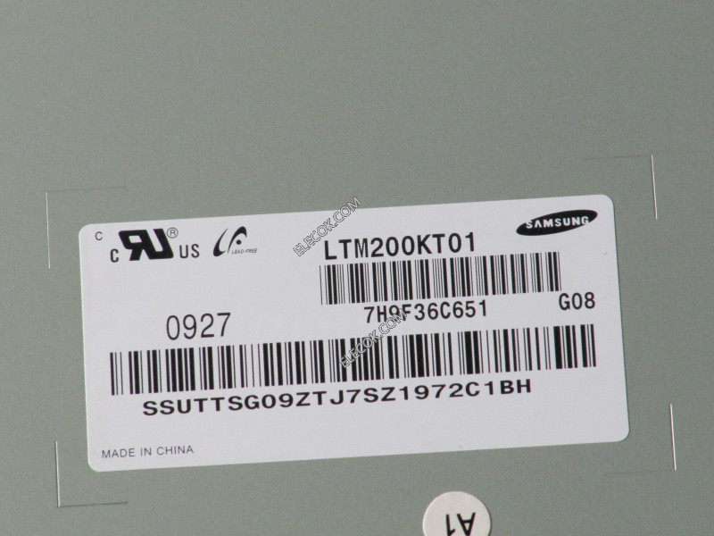 LTM200KT01 20.0" a-Si TFT-LCD Panel pro SAMSUNG 