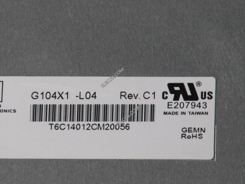 G104X1-L04 10,4" a-Si TFT-LCD Panel számára CMO Inventory new 