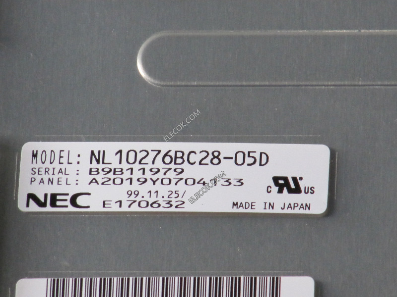 NL10276BC28-05D 14,1" a-Si TFT-LCD Panel számára NEC 