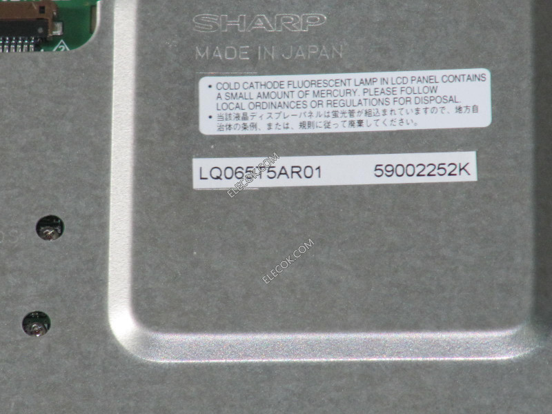 LQ065T5AR01 6,5" a-Si TFT-LCD Panel számára SHARP used 