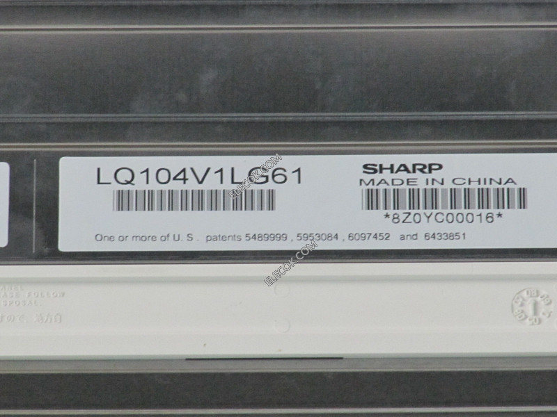 LQ104V1LG61 10.4" a-Si TFT-LCD Panel for SHARP