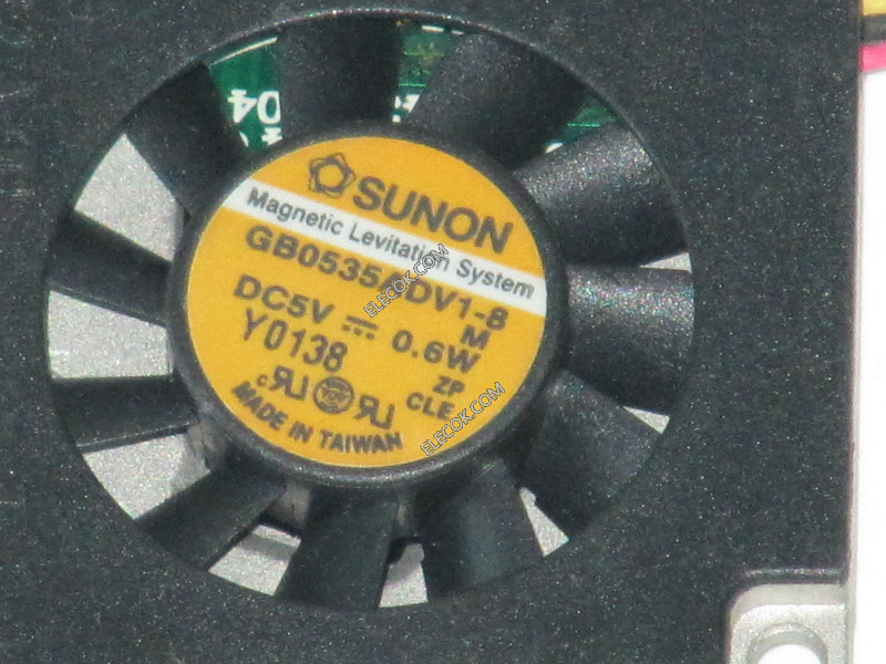 SUNON 3507 GB0535ADV1-8M 5V 0,6W Maglev Fan Graphic Card Fan Cooling Fan 