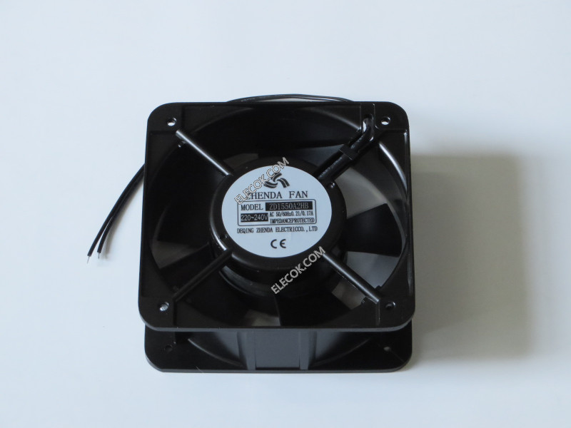 ZHENDA FAN ZD1550A2HB 220/240V 0,21/0,17A 2wires Cooling Fan replacement 