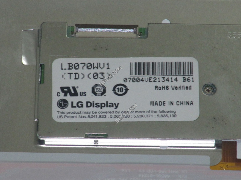 LB070WV1-TD03 7.0" a-Si TFT-LCD Panel pro LG.Philips LCD 