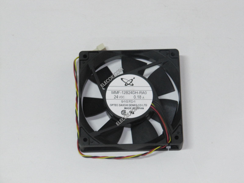 Mitsubishi MMF-12B24DH-RAO 24V 0.18A 3wires cooling fan