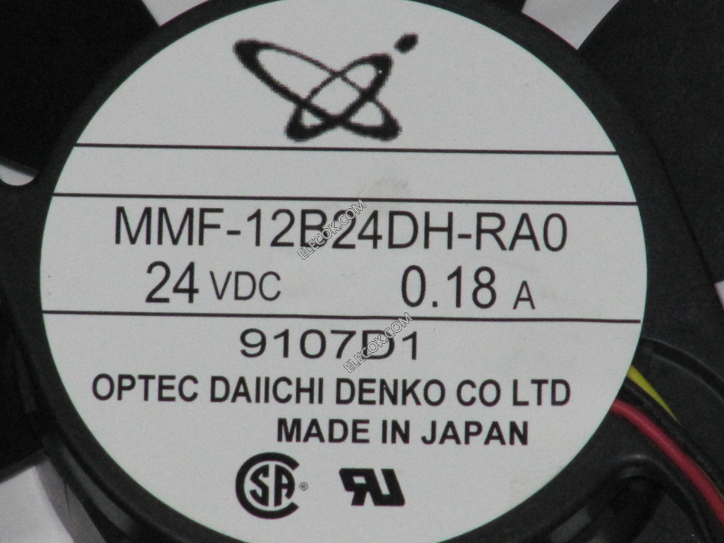 Mitsubishi MMF-12B24DH-RAO 24V 0,18A 3wires cooling fan 