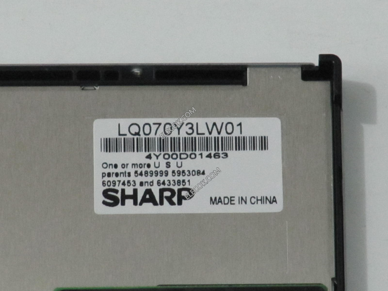 LQ070Y3LW01 7.0" a-Si TFT-LCD Panel pro SHARP 