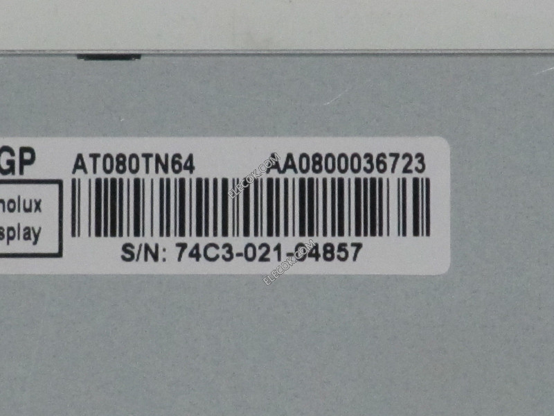 AT080TN64 8.0" a-Si TFT-LCD Panel pro INNOLUX without dotyková obrazovka 