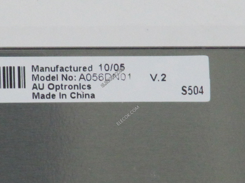 A056DN01 V2 5,6" a-Si TFT-LCD Panel számára AUO 