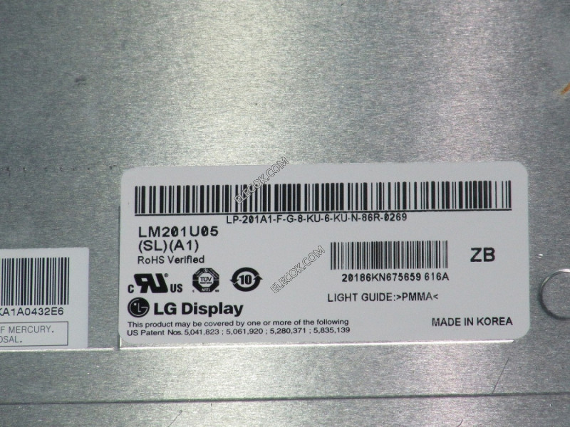 LM201U05-SLA1 20,1" a-Si TFT-LCD Panel pro LG.Philips LCD new 