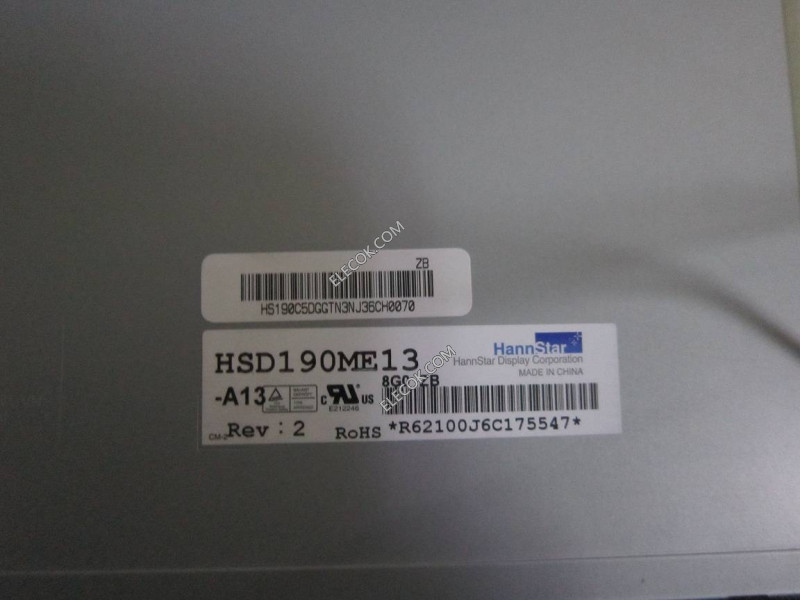HSD190ME13-A13 19.0" a-Si TFT-LCD Panel számára HannStar 