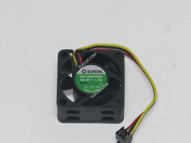 SUNON KD1204PKB1 12V 1.1W 3wires Cooling Fan