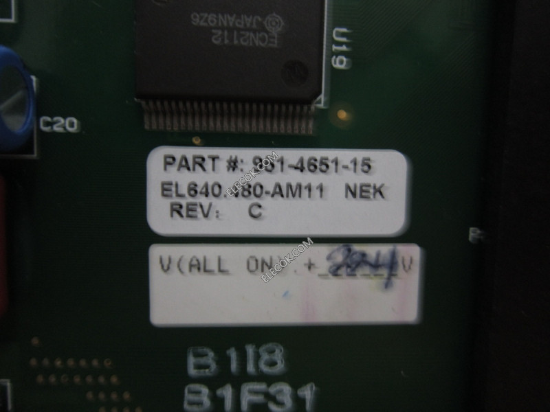 EL640.480-AM11 Planar 10.4" 640*480 Industrial LCD Panel, used
