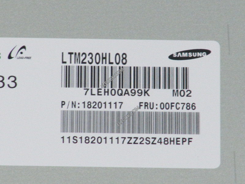 LTM230HL08 23.0" a-Si TFT-LCD Panel számára SAMSUNG Inventory new 