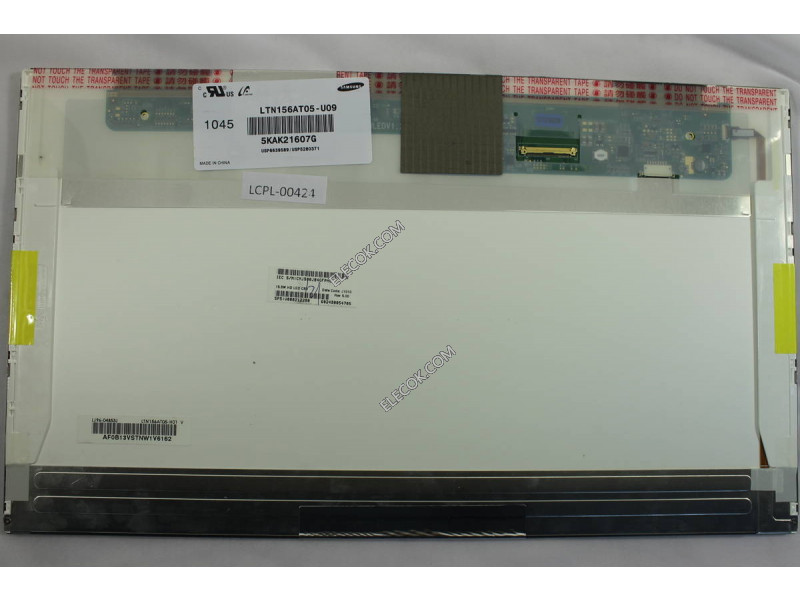 LTN156AT05-U09 15,6" a-Si TFT-LCD Panel számára SAMSUNG 