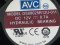 AVC DS08025R12U-011 12V 0,7A 3wires Chlazení Fan 