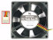 Sanyo Denki 109P0812H401 Szerver - Négyzet Ventilátor 109P0812H401, sq80x80x25, w35x3x3, 12V 0,14A 3 vezeték 