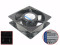ebm-papst 5606S Szerver - Négyzet Ventilátor sq135x135x38mm 115V 50/60HZ 320/300MA 26W Hűtőventilátor -val/-vel csatlakozó csatlakozás, felújított 