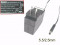 Sunny SYS1196-0605-W2 AC Adapter 5V-12V 5V 1A, 5.5/2.5mm, US 2P Plug,Used