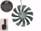 ONG HUA HA10010H12B-Z Szerver - Frameless / GPU Ventilátor 12V 0.40A, W50x2x2, D95xC40, Fekete 2 Vezeték 